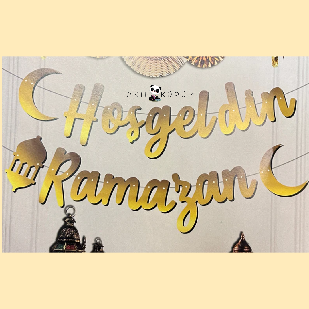 Hoşgeldin Ramazan Girlande 🌙 (Deko)