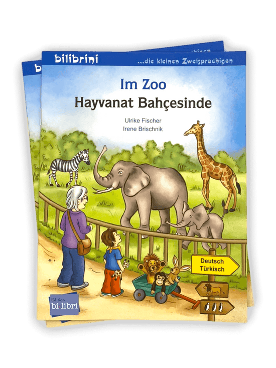 Im Zoo Türkisch - Deutsches Kinderbuch