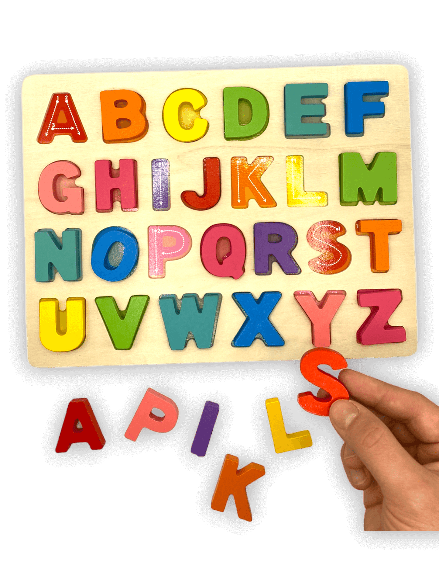 Steckspiel Buchstaben lernen