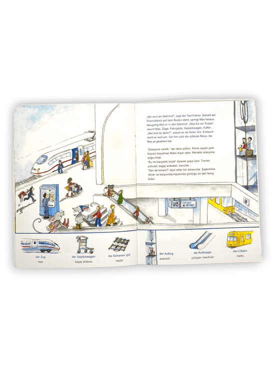 Load image into Gallery viewer, Max fährt mit Türkisch - Deutsches Kinderbuch
