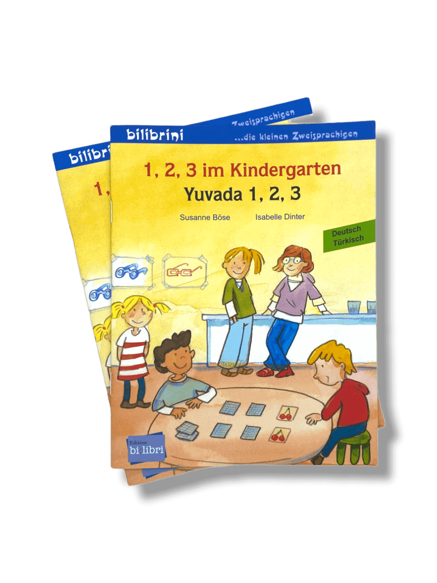 1, 2, 3, im Kindergarten Türkisch - Deutsches Kinderbuch