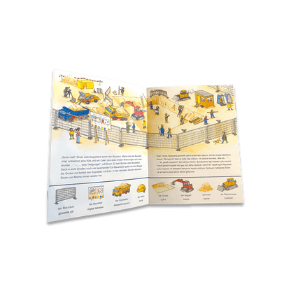 Auf der Baustelle - Türkisch / Deutsches Kinderbuch