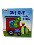 Çuf Çuf Trenle Gezinti - Karın Üstü Zaman Aktivite Kitabı - (Train ride for babies)