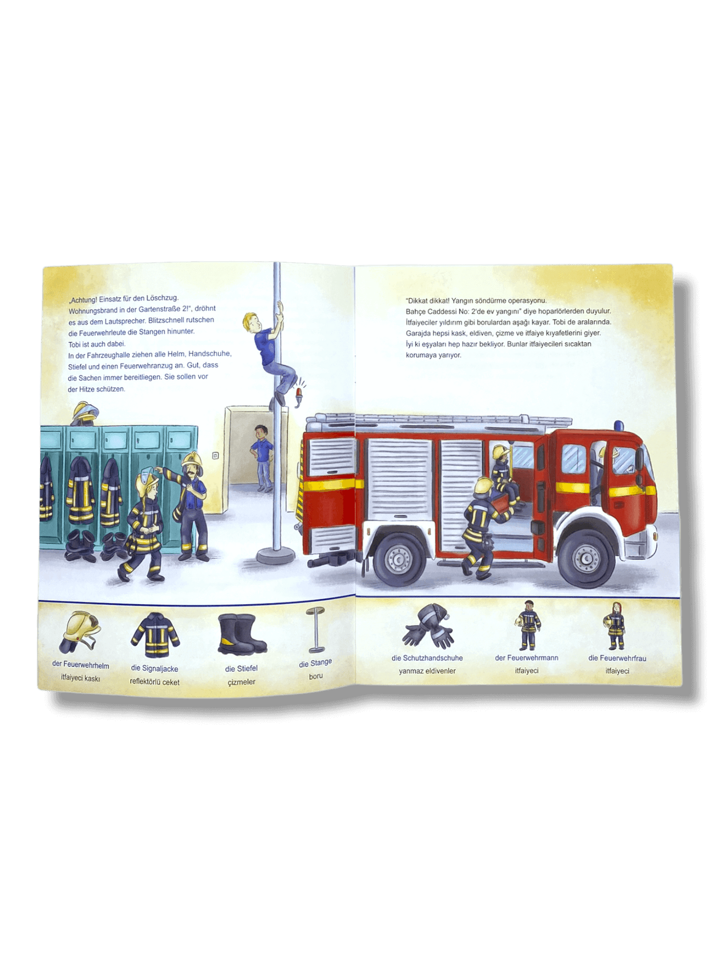 Die Feuerwehr kommt ! Türkisch/Deutsch – Akil Küpüm
