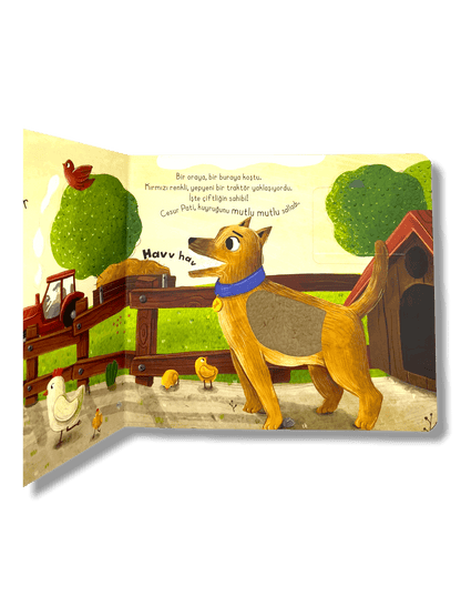 İLK DOKUN HİSSET KİTABIM ÇİFTLİĞE DOKUN - (My first touch book : On the farm)