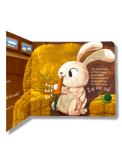 İLK DOKUN HİSSET KİTABIM ÇİFTLİĞE DOKUN - (My first touch book : On the farm)