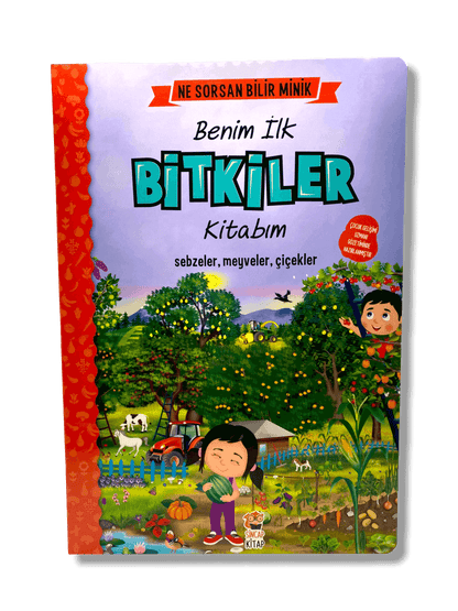 BENIM ILK BITKILER KITABIM 🍋 NE SORSAN BILIR MINIK - (My first book about plants)