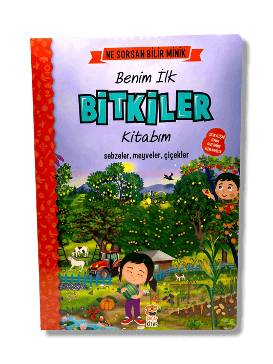 BENIM ILK BITKILER KITABIM 🍋 NE SORSAN BILIR MINIK - (Mein erstes Wimmelbuch über Pflanzen)