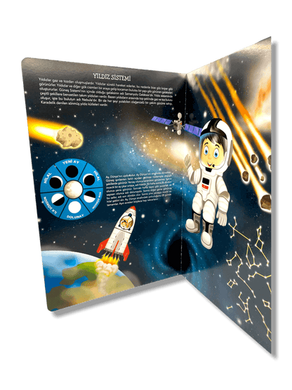 BENIM ILK UZAY KITABIM NE SORSAN BILIR MINIK - (My First Space Book)