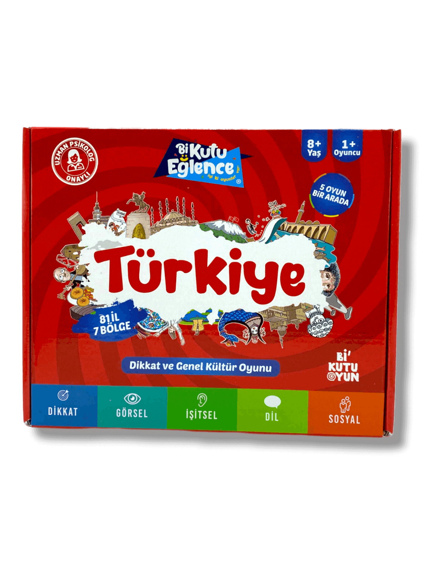 Türkiye Dikkat Ve Genel Kültür Oyunu - tüm aile icin (Turkish culture game)