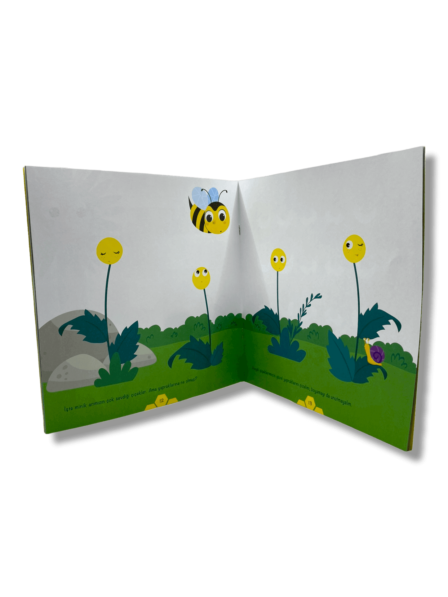 Uç Uç Minik Arı Çizgi Kitabı - (fly little bee)