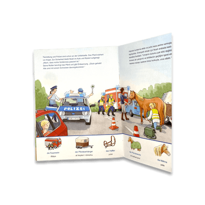 1, 2, 3, in kindergarten Turkish - German children's book